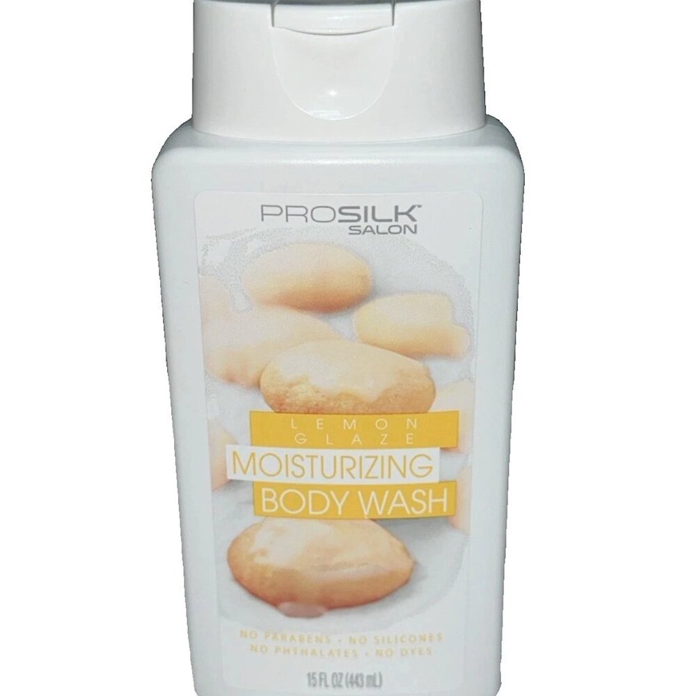Pro Silk Salon LEMON GLAZE Moisturizing Body Wash 15oz New